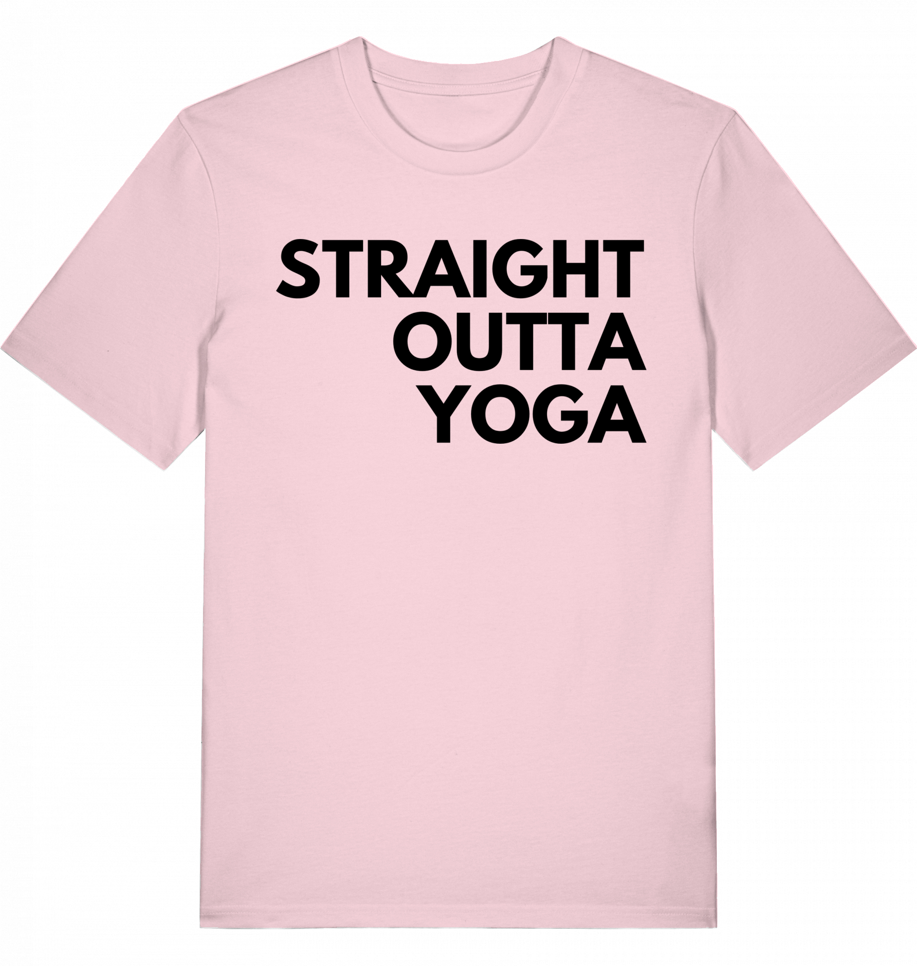 T-Shirt STRAIGHT OUTTA YOGA – Bild 4