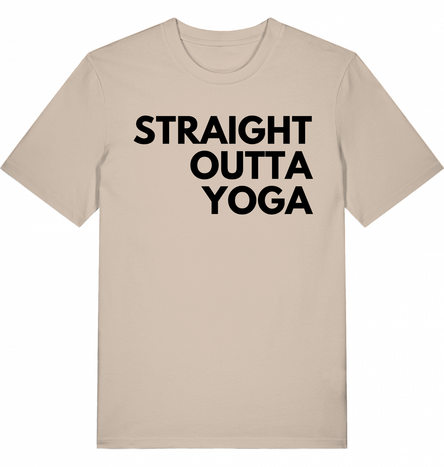 T-Shirt STRAIGHT OUTTA YOGA – Bild 6