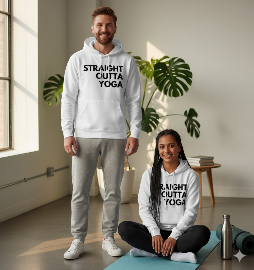 Straight Outta Yoga Hoodie