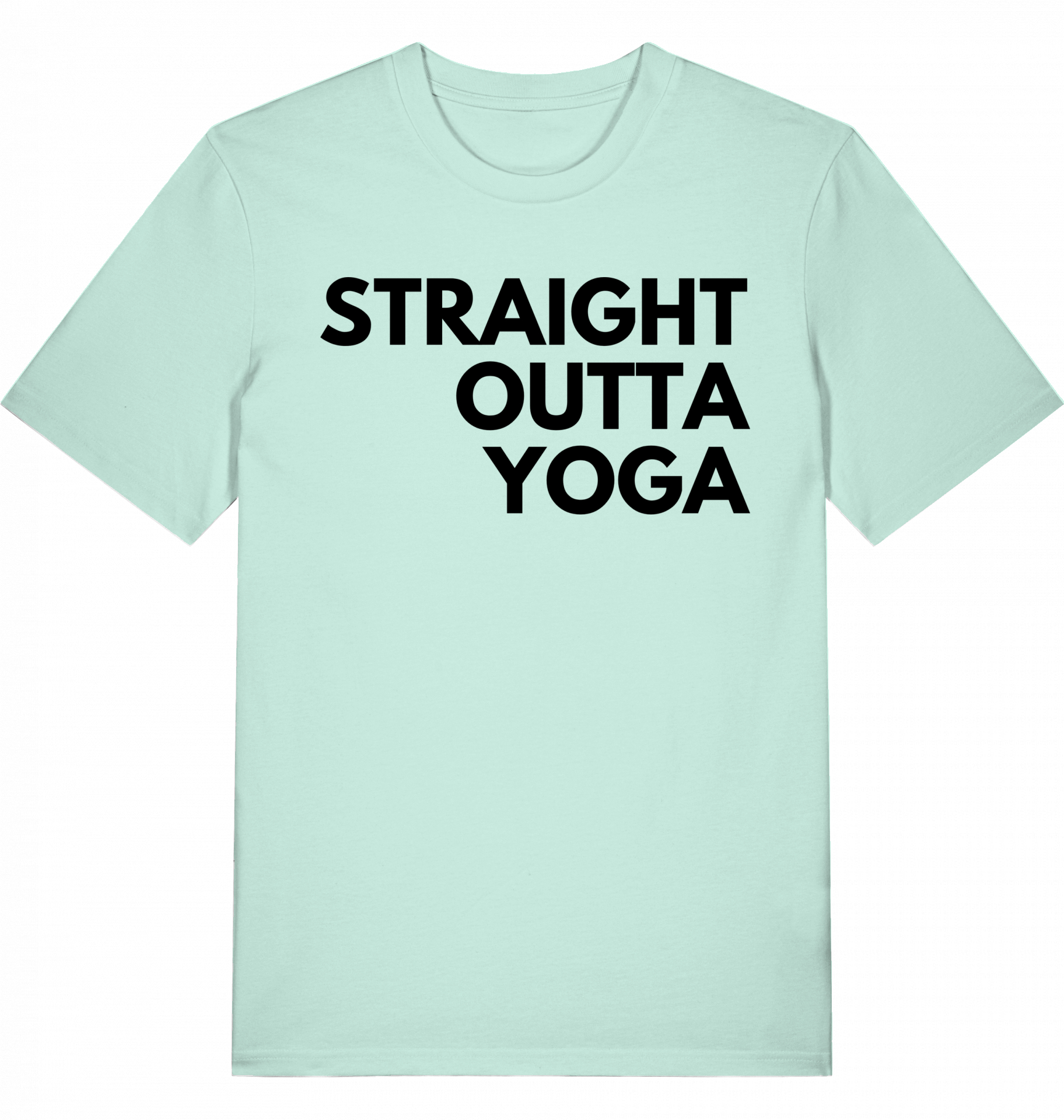 T-Shirt STRAIGHT OUTTA YOGA – Bild 12