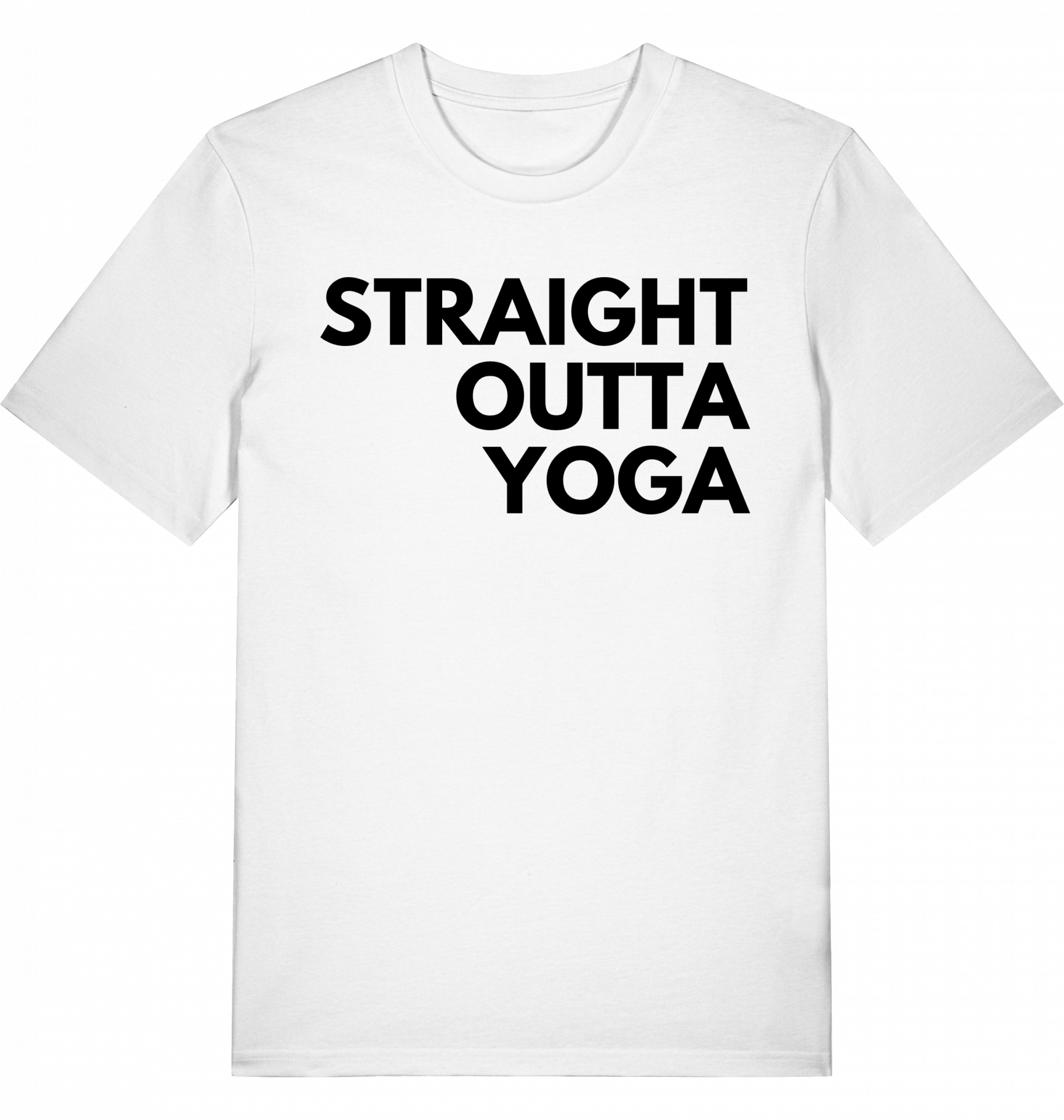 T-Shirt STRAIGHT OUTTA YOGA – Bild 2